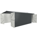 Outdoor Storage Shed 20x13 FT, Metal Garden Shed Backyard Utility Tool